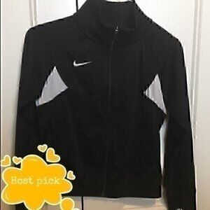 Nike Girls size small black and white jacket